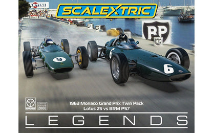1963 MONTE CARLO GRAND PRIX TWIN PACK 1/32 Scale Scalextric SCAC4580A