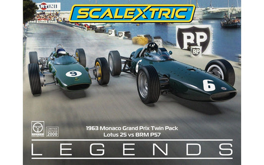 1963 MONTE CARLO GRAND PRIX TWIN PACK 1/32 Scale Scalextric SCAC4580A
