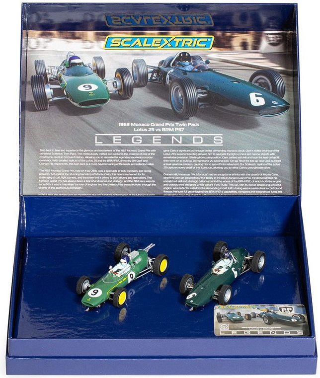 1963 MONTE CARLO GRAND PRIX TWIN PACK 1/32 Scale Scalextric SCAC4580A