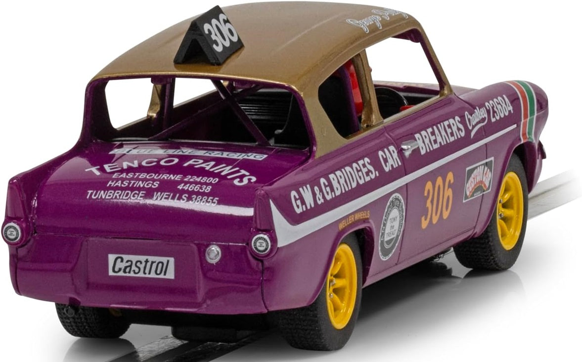 FORD ANGLIA 105E - GEORGE POLLEY 306 1/32 Scale Scalextric SCAC4584