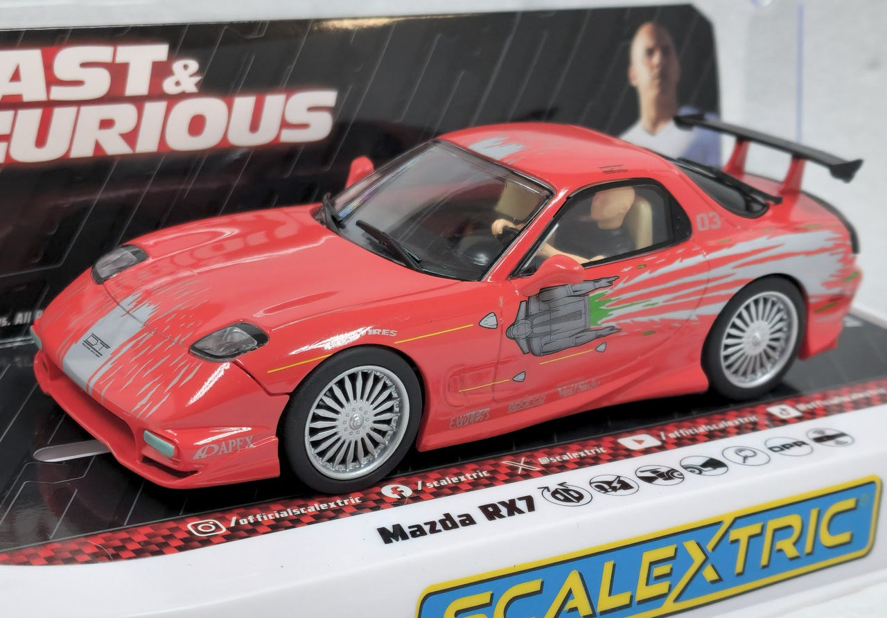 MAZDA RX7 FAST & FURIOUS DOM TORETTO 1/32 Scale Scalextric SCAC4592