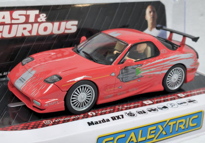 MAZDA RX7 FAST & FURIOUS DOM TORETTO 1/32 Scale Scalextric SCAC4592