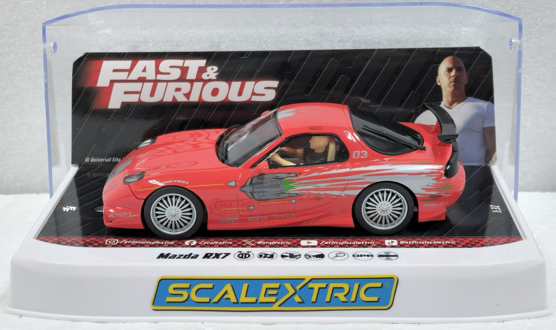 MAZDA RX7 FAST & FURIOUS DOM TORETTO 1/32 Scale Scalextric SCAC4592