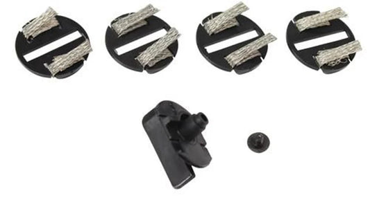 Round Guide Blade 4 Braid Plates 1 Screw - 1/32 Scale - Scalextric - SCAC8329