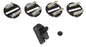 Round Guide Blade 4 Braid Plates 1 Screw - 1/32 Scale - Scalextric - SCAC8329