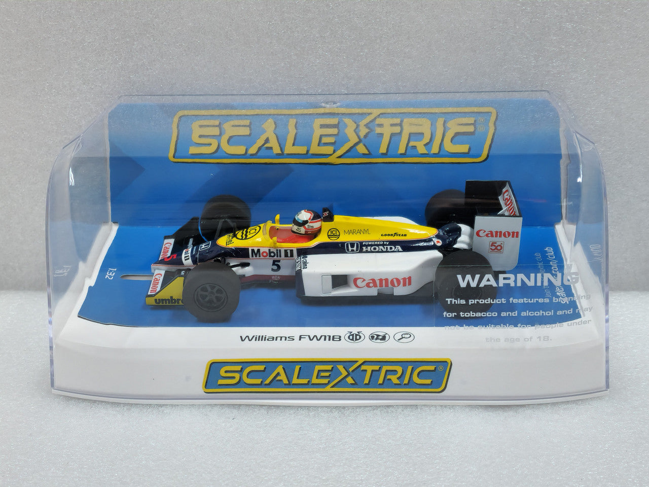 WILLIAMS FW11B - 1987 BRITISH GP - MANSELL 1/32 Scale Scalextric SCAC4508