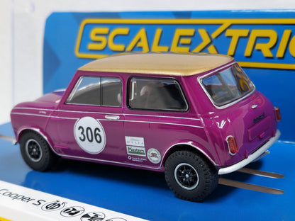 AUSTIN MINI COOPER - JO POLLEY 1/32 Scale Scalextric SCAC4545