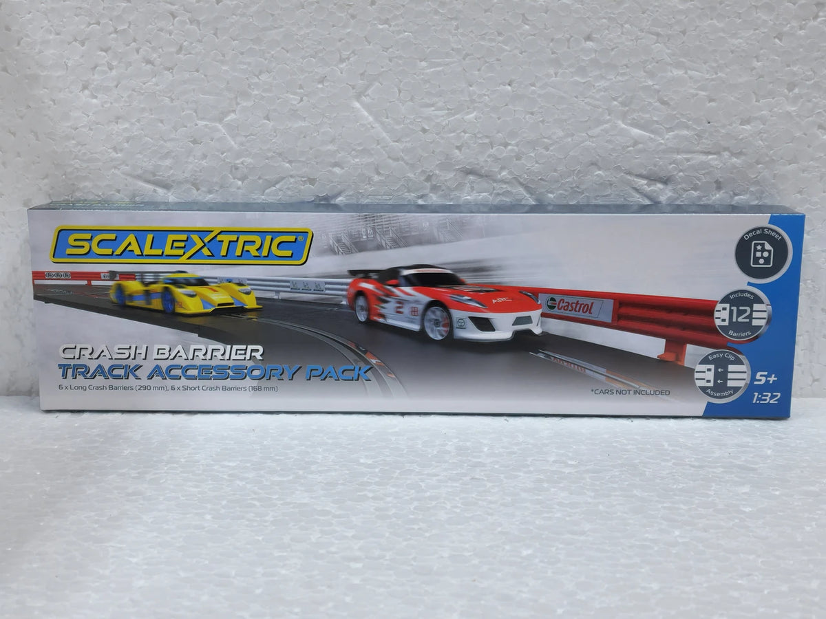 Crash Barriers with Stickers - 1/32 Scale - Scalextric - SCAC8191