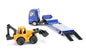 MAN Truck with Backhoe Loader - 1/87 Scale Siku 1761