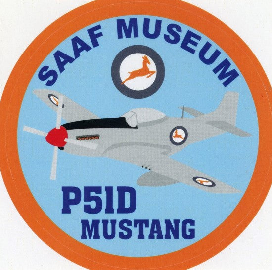SAAF Museum P-51D Mustang Sticker - SM1