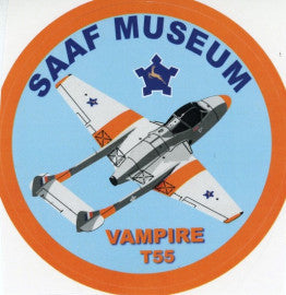 SAAF Museum Vampire T.11 Sticker - SM10