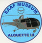 SAAF Museum Alouette III '17Sqn" Sticker - SM17