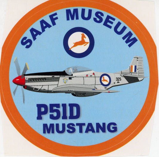 SAAF Museum P-51D Mustang '325' Sticker - SM28
