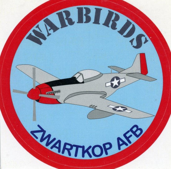 Warbirds Zwarkop AFB Sticker - SM5