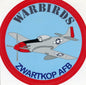 Warbirds Zwarkop AFB Sticker - SM5