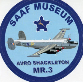 SAAF Museum Avro Shackleton MR.3 '1722' Sticker - SM8