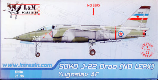 Soko NJ-22 Orao - 1/72 Scale L&M Scale Kits LM72-97