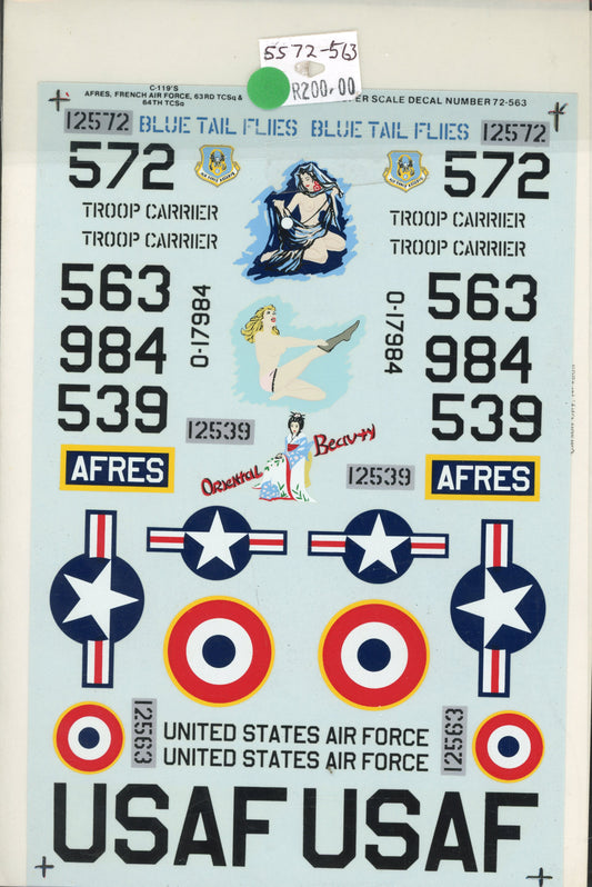 C-119's  - 1/72 Scale Super Scale International Inc. SS72-563