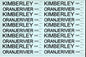 Kimberley/Oranjerivier Station Name Decals -  Ho Scale Viper Decal STATION1