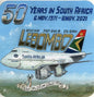 Boeing 747-244B Lebombo SAA Museum Sticker - STICK1