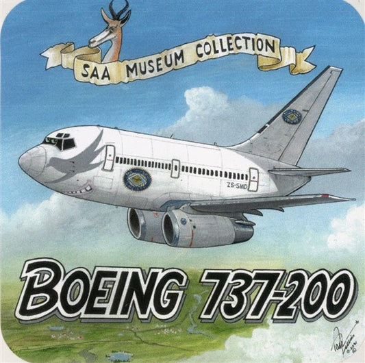 Boeing 736-200 SAA Museum Sticker - STICK2