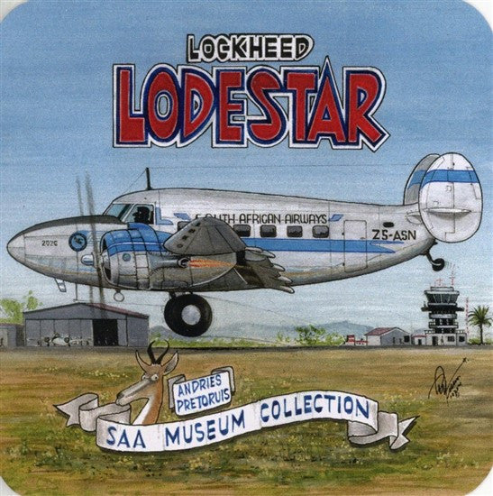 Lockheed Lodestar SAA Museum Sticker - STICK3