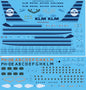 KLM DC-8-63 Decal Set - 1/144 Scale 26 Decals STS44379