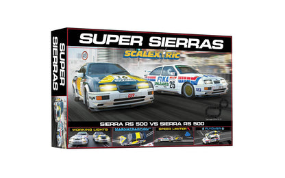 SUPER SIERRAS RETRO RACE SET 1/32 Scale Scalextric SCAC1451P