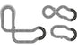 Racing Curves Track Accessory Pack - 1/32 Scale - Scalextric - SCAC8193