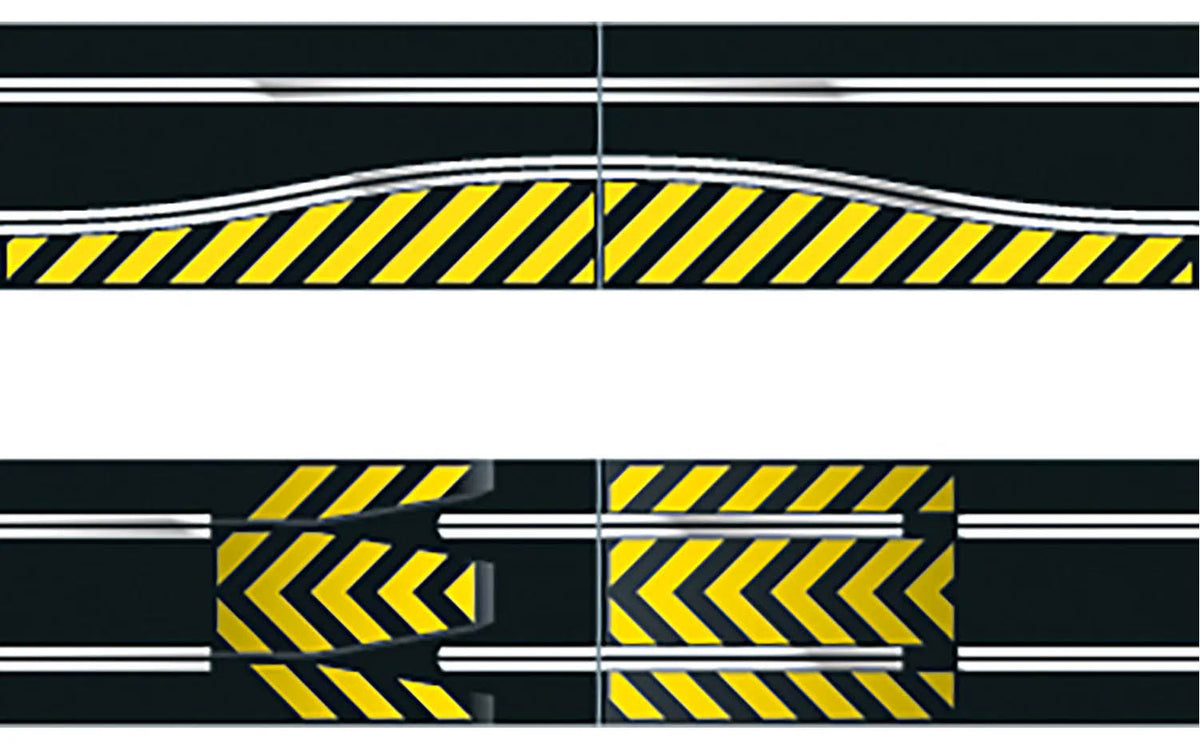 Jump and Side Swipe Accessory Pack - 1/32 Scale - Scalextric - SCAC8194