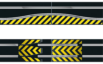 Jump and Side Swipe Accessory Pack - 1/32 Scale - Scalextric - SCAC8194