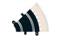 Radius 1 Curve 45 Degrees x 2 - 1/32 Scale - Scalextric - SCAC8202