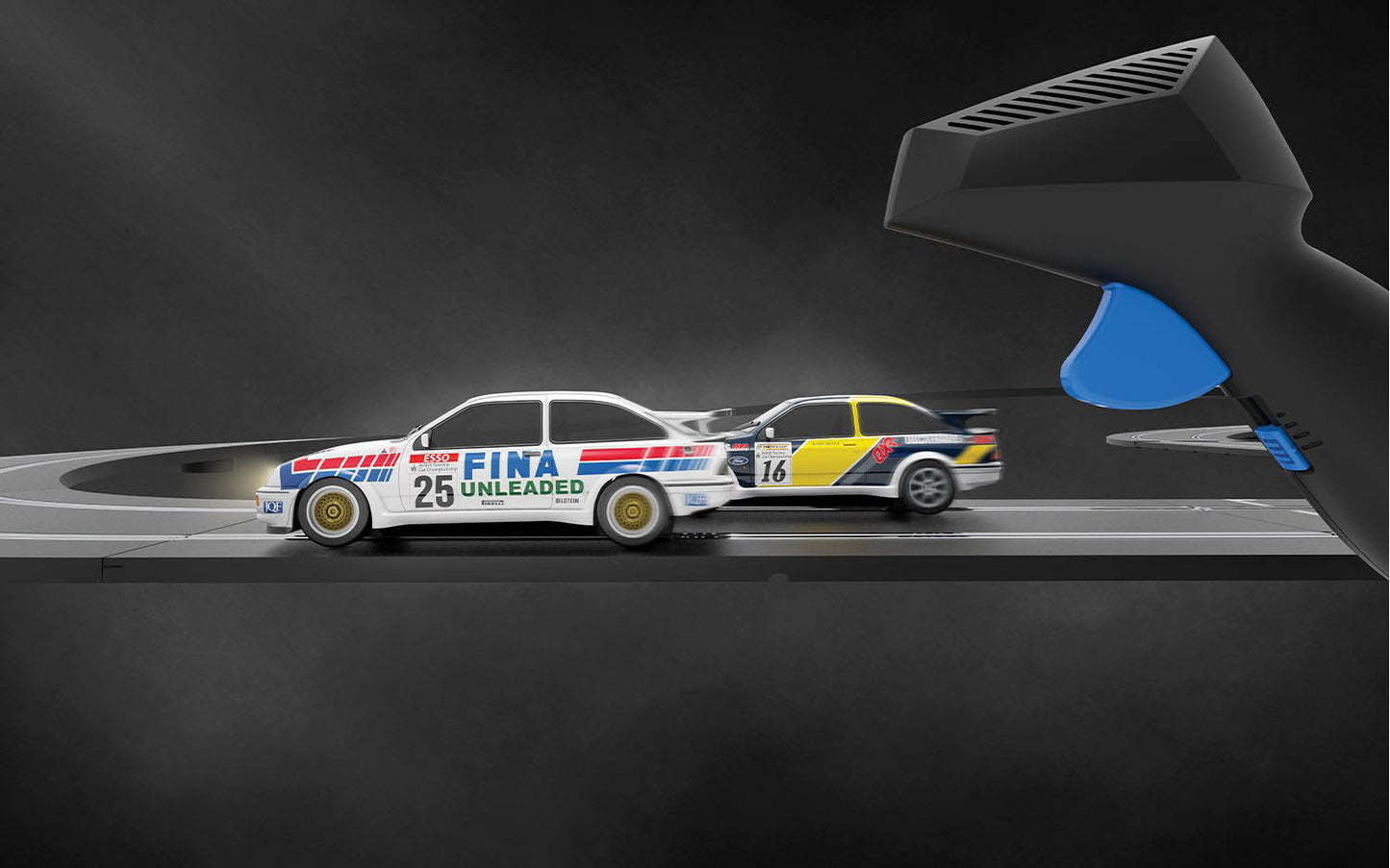 SUPER SIERRAS RETRO RACE SET 1/32 Scale Scalextric SCAC1451P