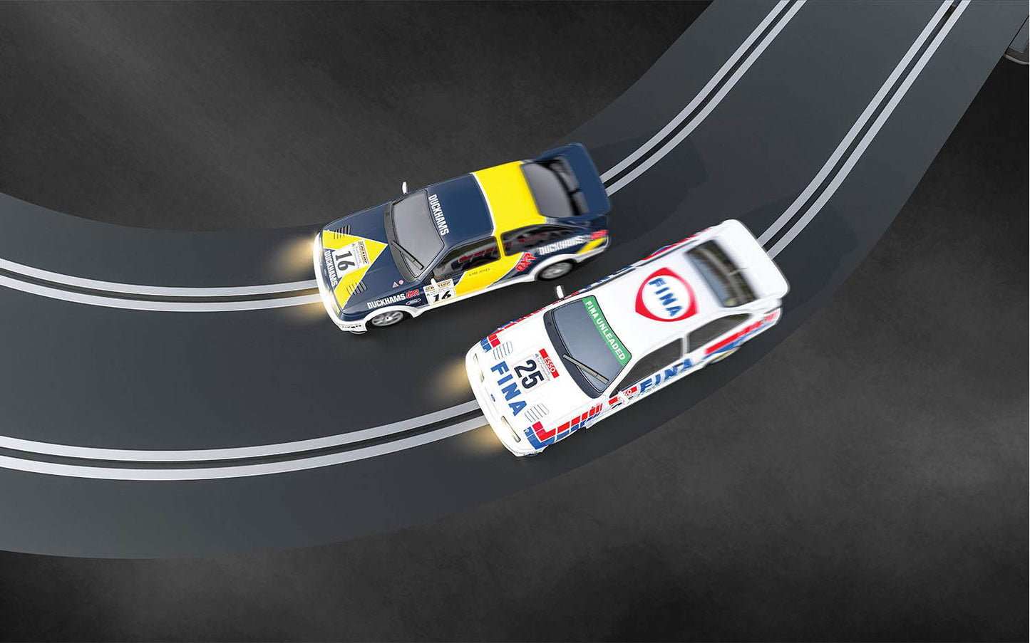 SUPER SIERRAS RETRO RACE SET 1/32 Scale Scalextric SCAC1451P