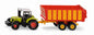 Claas 597 ATZ w/Silage Trailer Siku 1650