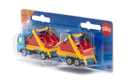 Truck with skip and trailer Siku 1695