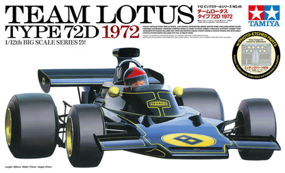 Team Lotus Type 72D 1972 1/12 Scale Tamiya 12046