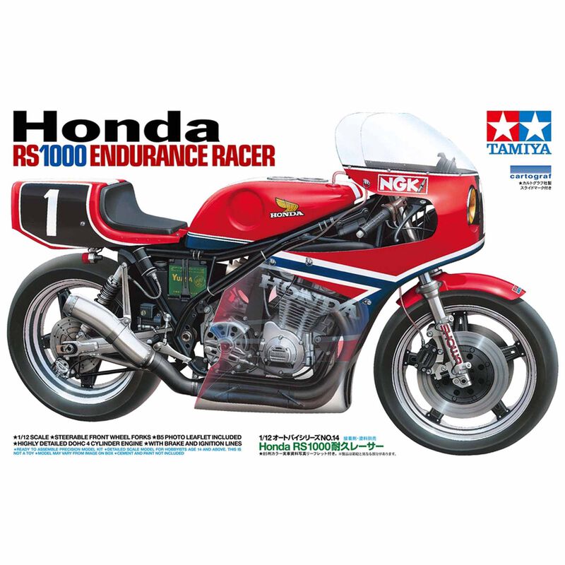 Honda RS 1000 Enduro Racer - 1/12 Scale - Tamiya - TAM14014