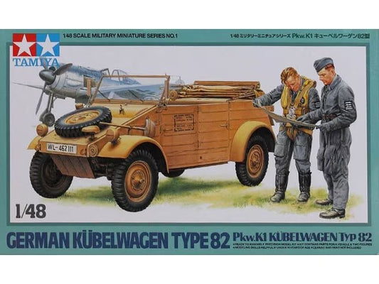German Kubelwagen Type 82 Pkw.K1 1/48 Scale Tamiya 32501