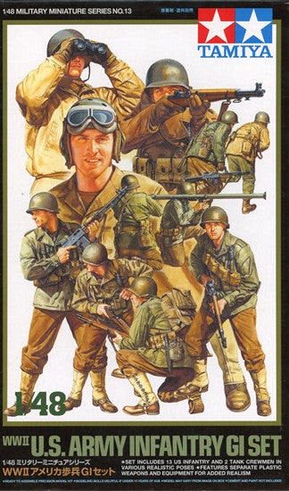 US Infantry GI Set - 1/48 Scale Tamiya 32513