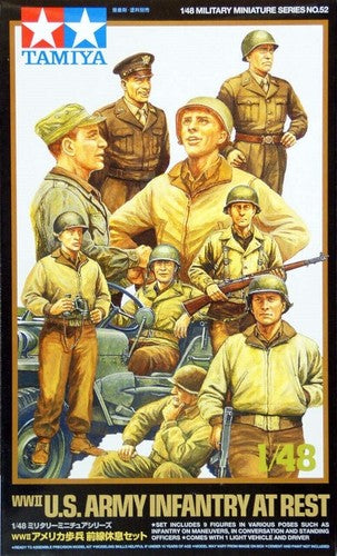 US Army Infantry at Rest - 1/48 Scale Tamiya 32552