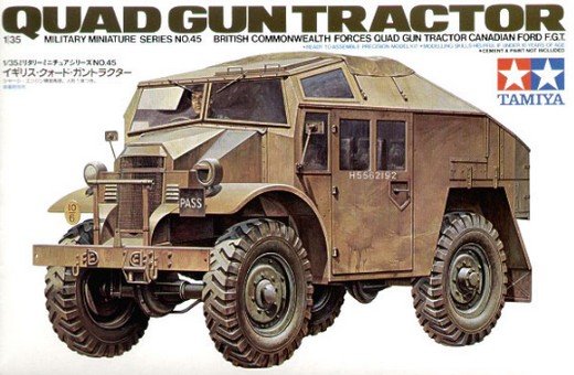 Quad Gun Tractor - 1/35 Scale Tamiya 35045