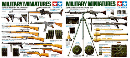 German Infantry Weapons - 1/35 Scale Tamiya 35111