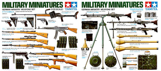 German Infantry Weapons - 1/35 Scale Tamiya 35111