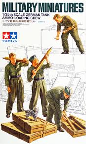 German Tank Ammo-loading Crew - 1/35 Scale Tamiya 35188