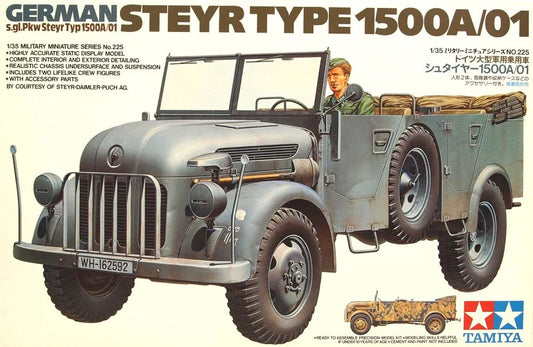 German Steyr Type 1500A/01 -1/35 Scale Tamiya 35225