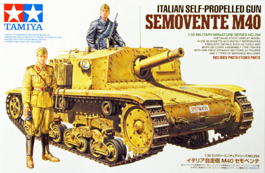 Italian Self-Propeller Gun Semovente - 1/35 Scale Tamiya 35294
