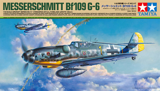 Messerschmitt Bf.109 G-6 - 1/48 Scale Tamiya 61117