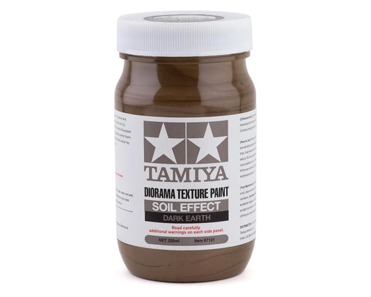 Texture Paint Soil Dark Earth - 250ml  - Tamiya 87121