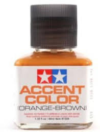Panel Accent Colour Orange-Brown - 40ml  - Tamiya 87209